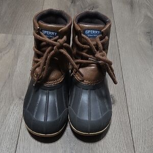 Sperry Kids Brown and Gray Boots